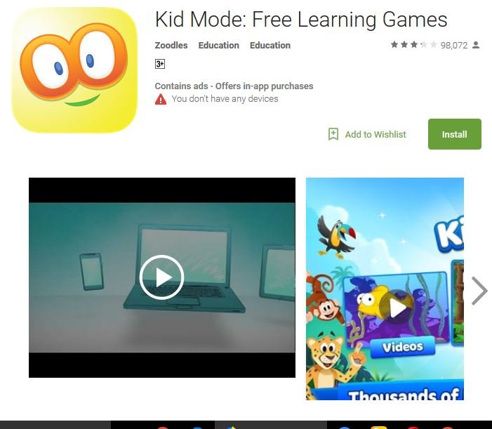 Top 6 Android Games for 5 year Olds