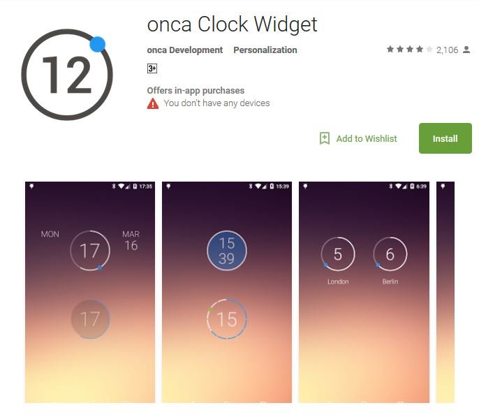 Top 10 Best Free Clock Widgets for Android Phones